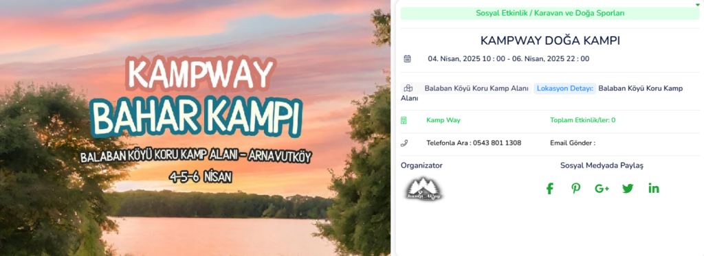 Camperlogy Ana Sponsorluğunda KampWay Bahar Kampı 15 - Kampway -